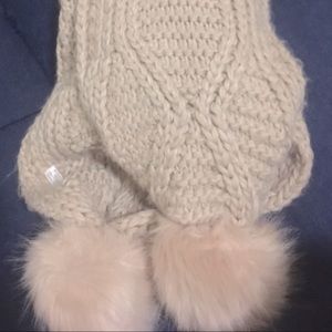Top shop blush knit scarf